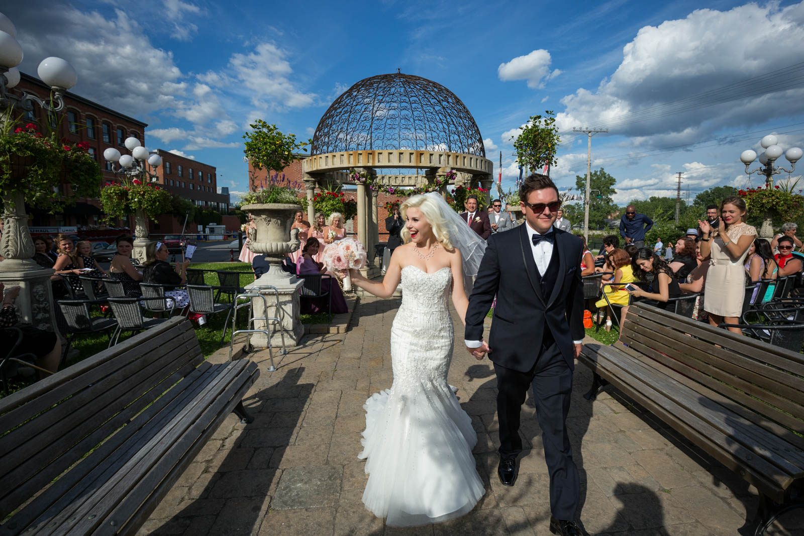 Espace Canal wedding ceremony outdoor Montreal