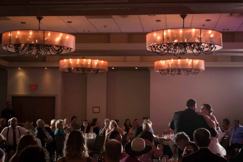 First dance during wedding reception