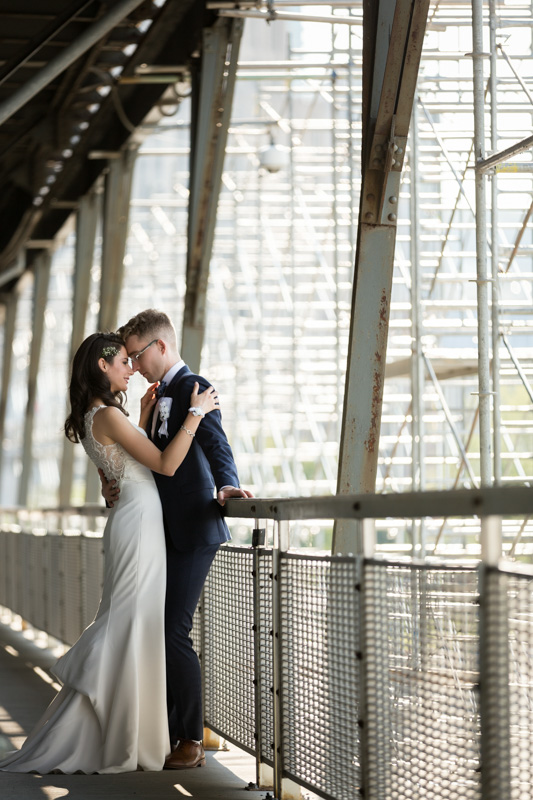 Bridal portrait wide