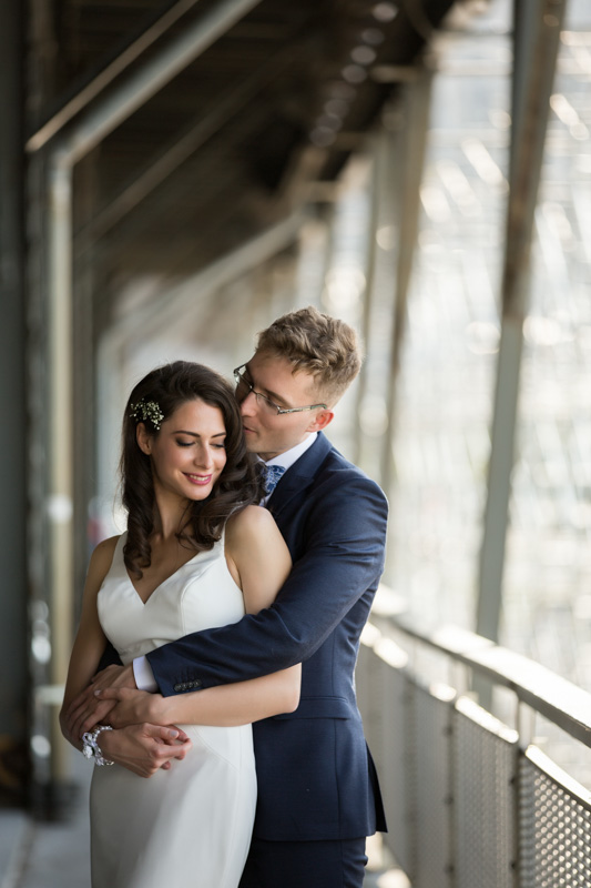 Bridal portrait mid
