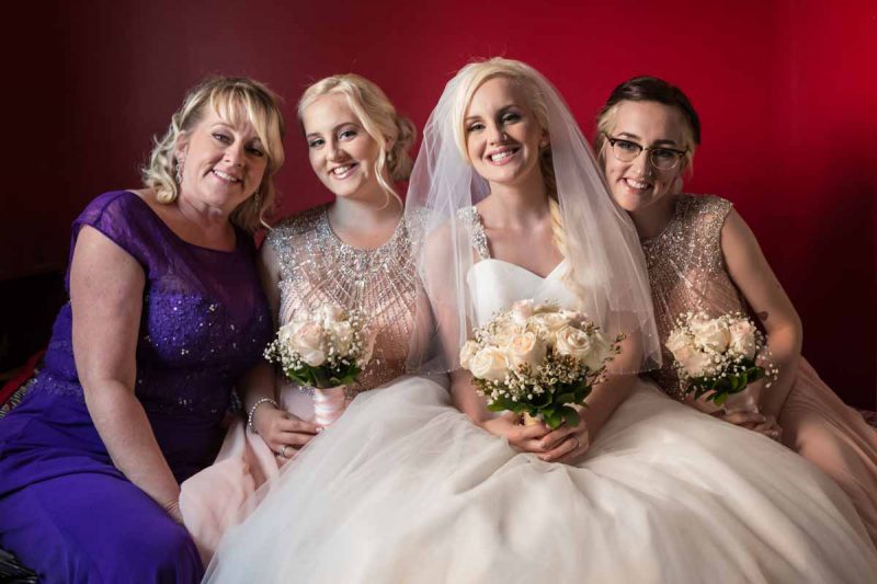Wedding group photo
