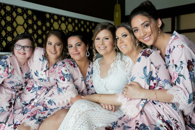 Bridesmaid group photo