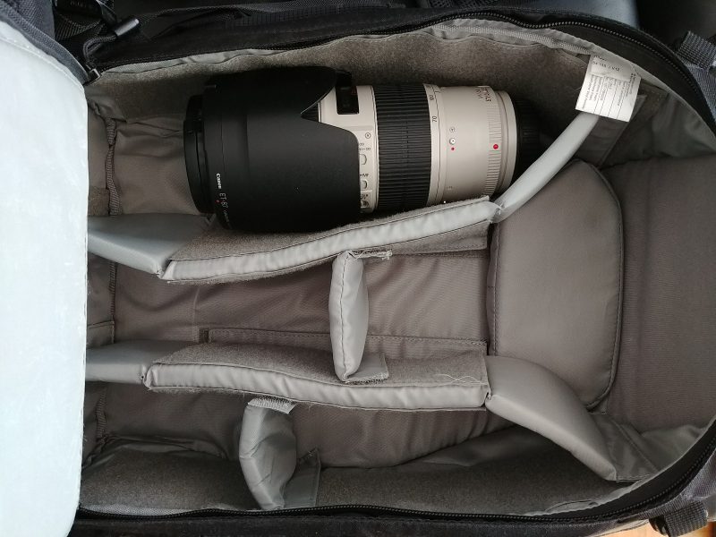 70-200mm lens in bag