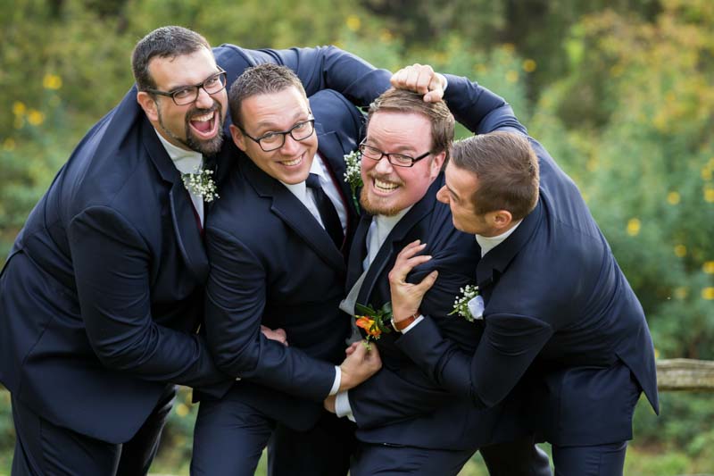 Group picture of groomsmen