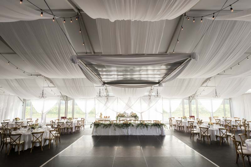 Tent reception venue