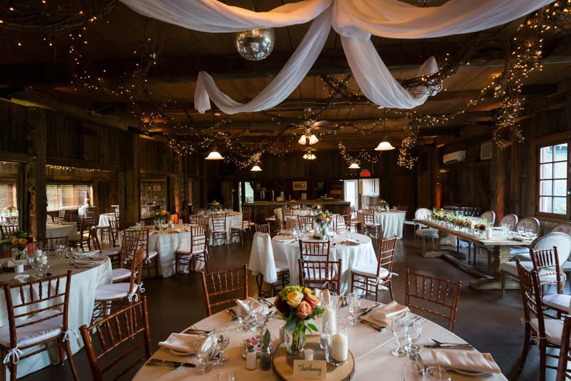 Rustic wedding venue