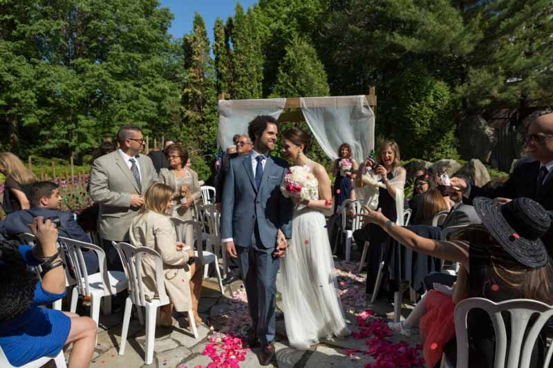 Outdoor ceremony at La Toundra